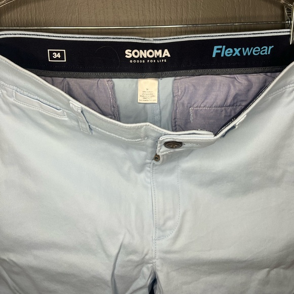 Sonoma light blue kaki shorts - Picture 2 of 5